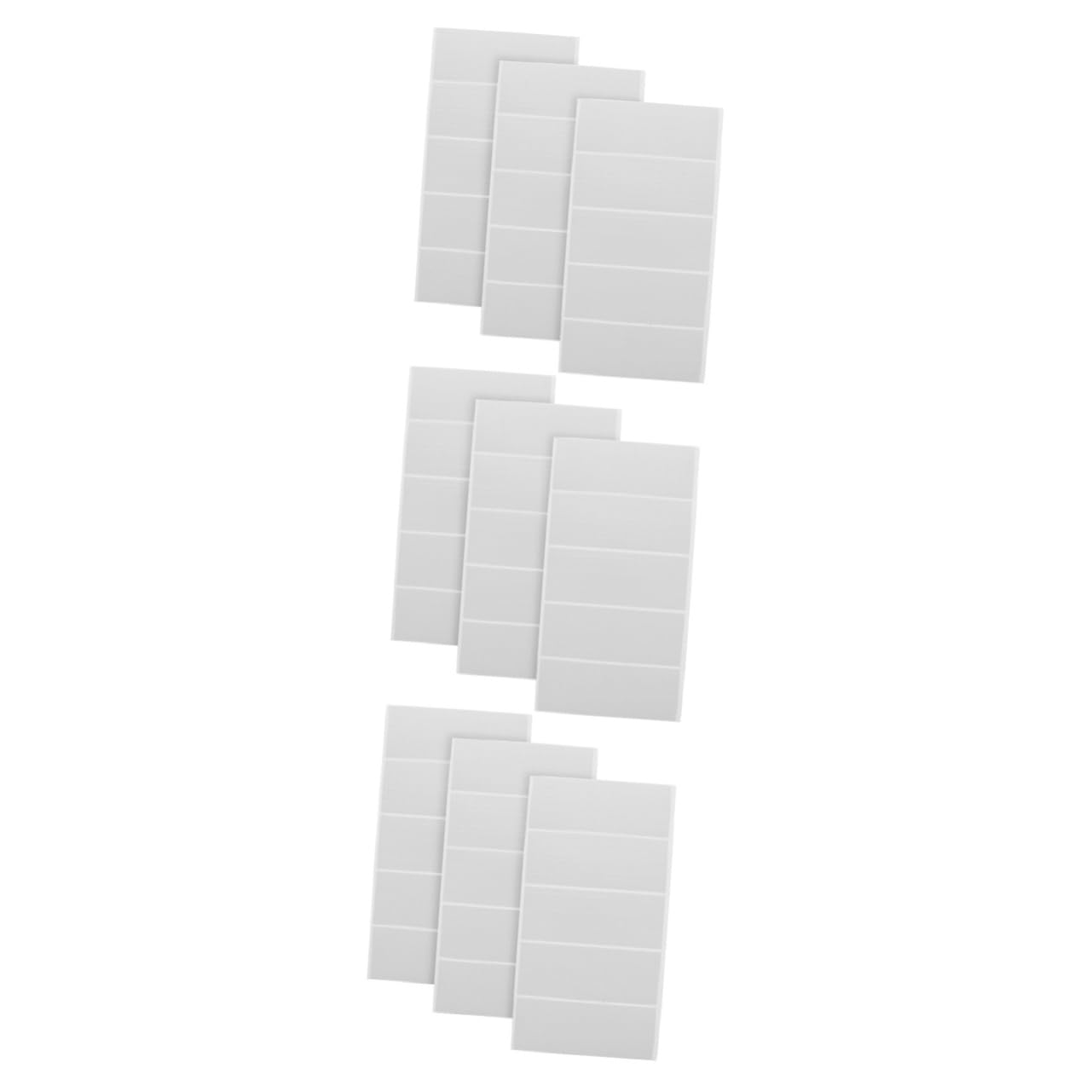 ABOOFAN 3 Sätze Doppelseitige Selbstklebende Streifen Handwerk Klebrig Beidseitig Einseitig Doppelt Pads Scrapbooking-klebstoffe Doppelseitige Klebepunkte Eva Weiß 3 Blätter * 3