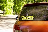 Palpatine Vader 2024 - Bring Peace and Order to the Galaxy Vinyl sticker - available in multiple sizes and colors (2 x 6 inches, Black)
