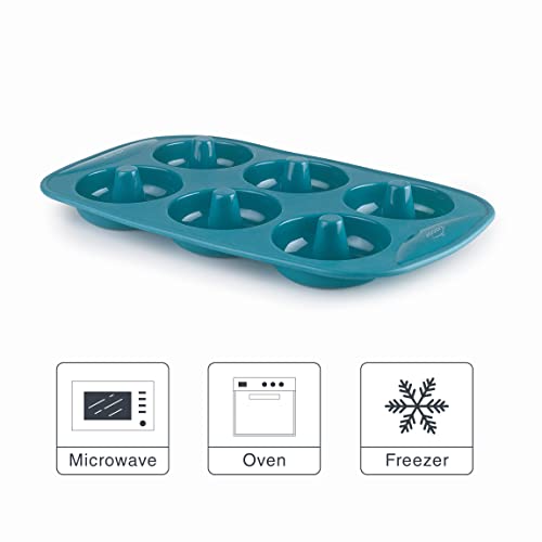 Miniatura 6 de LACOR 68760 - Moldes Repostería Platinum, Molde Donuts, Molde Silicona