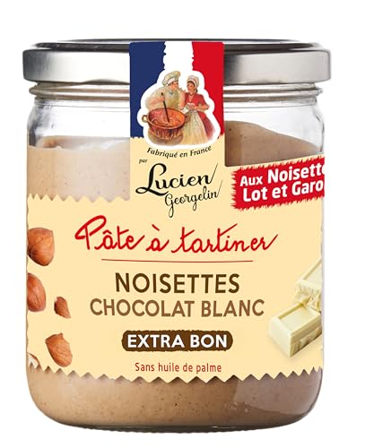 Lucien Georgelin - Tarta para untar con avellanas de Lot-et-Garonne y chocolate blanco - 3 tarros 400g