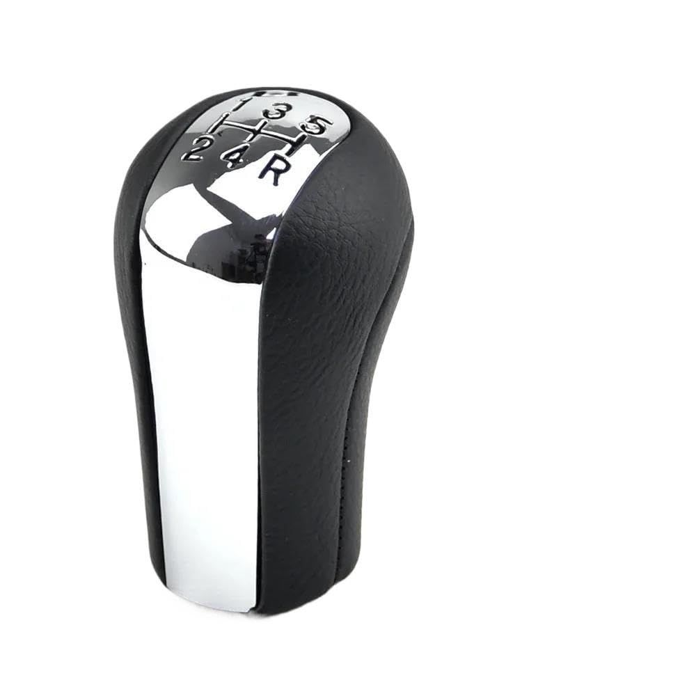 Sxqpocar Chrome 5 5/6 Speed Gear Shift Knob For Toyota Corolla For Verso For Rav4 For Yaris For Aygo Gearshift Shifter Lever Stick Shift Lever Head(Chrome 5)