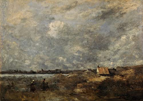 Affiche toile Jean-Baptiste Corot - Une reproduction d'art raffinée pour grand mur 60x90cm