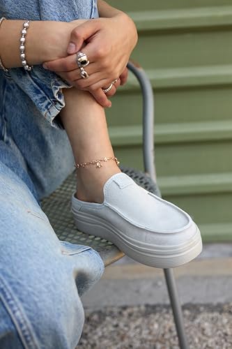 Image of HEYDUDE Women's Austin Lift Platform Mule | Casual Slip-On Shoes | Lightweight, Comfortable, Stylish Everyday Footwear