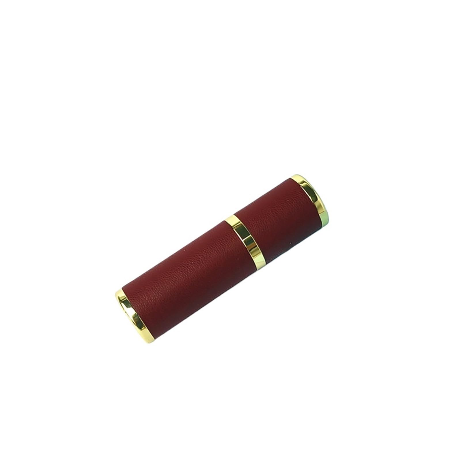 Flacone di profumo in pelle Bottiglia ricaricabile di profumo portatile | Mini atomizzatore spruzzatore in pelle lavorato a mano, dimensioni da viaggio(Red)