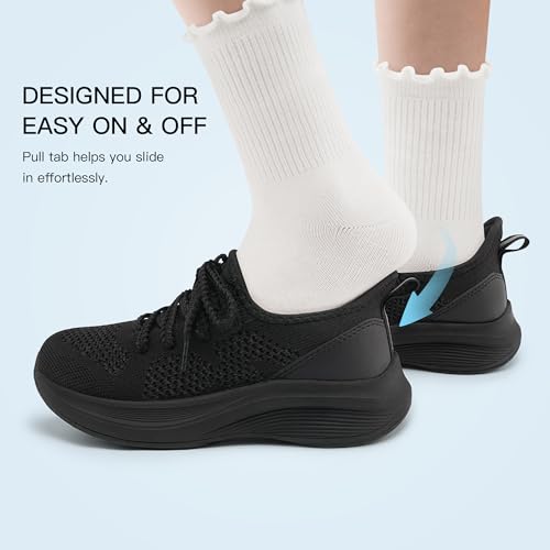 Stelle Girls Sneakers Kids Tennis Running Walking Shoes Slip-On Athletic Non Slip Lightweight Breathable Sport Shoes for Little/Big Kid2