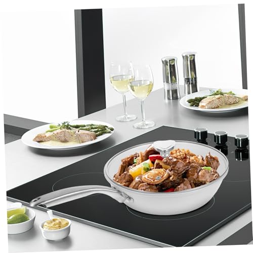 Wok plano antiadherente tradicional para cocina individual miniatura 5