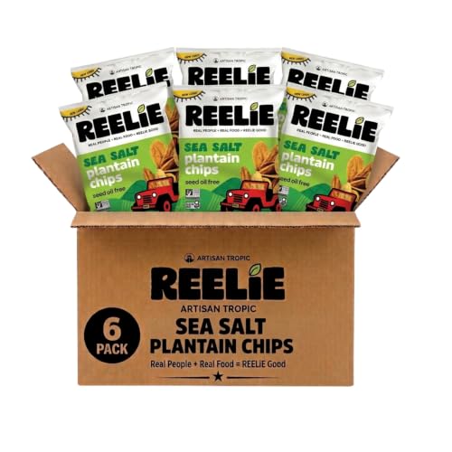 Image of ARTISAN TROPIC Sea Salt Plantain Chips - 4.5 oz Bags (6 Pack)