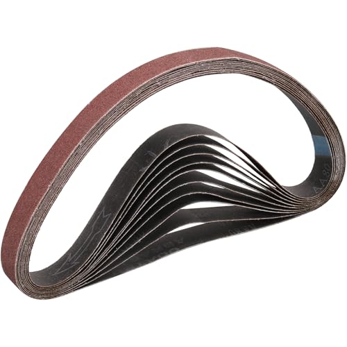 Image of STEBRUAM Sanding Belt 25 x 762 mm,10PCS 60 Grit