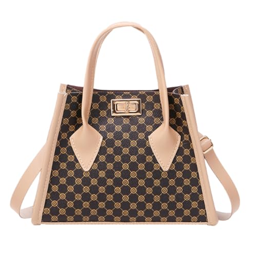Bolso bandolera mini tote para mujer GK-O | Bolso de hombro pequeño y elegante con asa superior, fabricado en poliuretano premium, cierre con hebilla, tamaño compacto para uso diario y viajes casuales miniatura 1