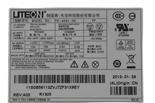 Fuente de Poder TFX 240W para Lenovo Thinkcentre miniatura 3