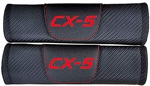 XCXBCUJ Voiture Protège Ceinture de Sécurité Coussin Coussin Ceinture pour Mazda CX-5, Voiture Enfant Adulte Housse Rembourrage Protecteur de Ceinture, 4pcs Cover