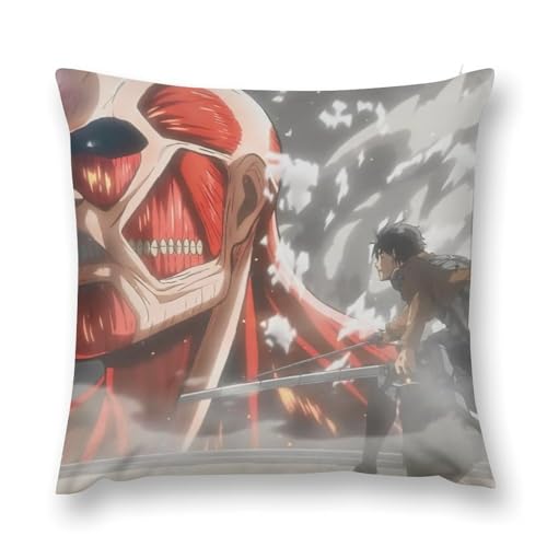 軽量 進撃の巨人 ブランケットカバー カラフル ヨガルーム ギフト 18 "x18 "