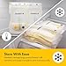 Medela Easy Pour Breastmilk Storage Bags 100 Count 7oz/210ml Disposable, Leakproof, Fast Freeze, Breast Milk Protection Recyclable & BPA Free