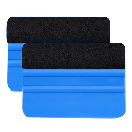 2 Stück rakel für folie, folienrakel, rakel set, folierungs werkzeug, für Werkzeug von Fliesenaufklebern, Autofolien, Schutzfolien, Möbelfolien, Wandtattoos(Blau) 2 Stück rakel für folie, folienrakel, rakel set, folierungs werkzeug, für Werkzeug von Fliesenaufklebern, Autofolien, Schutzfolien, Möbelfolien, Wandtattoos(Blau)