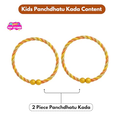 Image of Adjustable Panchdhatu Kada for Baby Boys Girls Kids Anklet Bracelet