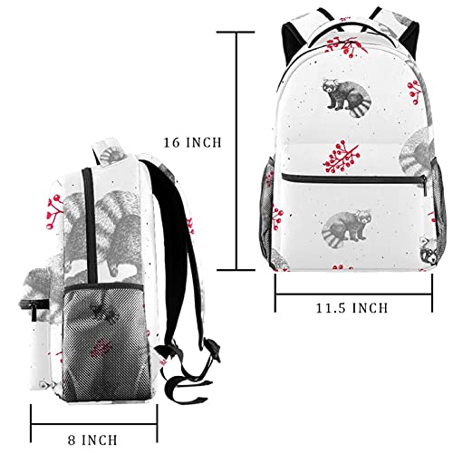 Sac à dos décontracté mouffette multicolore au design original
