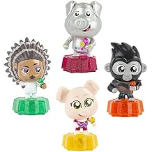 Sing 2 Stage Sparkles Figure Set Includes Ash, Rosita, Johnny & Gunter