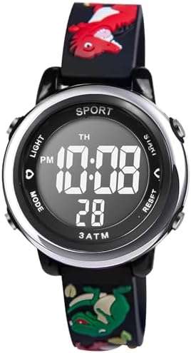 Vicloon Digitale Uhr für Kinder - wasserdichte Silikon Armbanduhr | Sportuhr für Outdoor mit Wecker, Datum, Stoppuhr, LED-Lichter - für Jungen und Mädchen