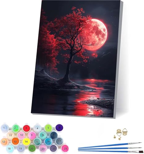 G  yCgoCio[  DIY Paint by Numbers LbghG h G fW^G uVƃANG̋ l̂߂̃NGCeBuȎ z[ ItBX Mtg 50x65cm t[t D-50