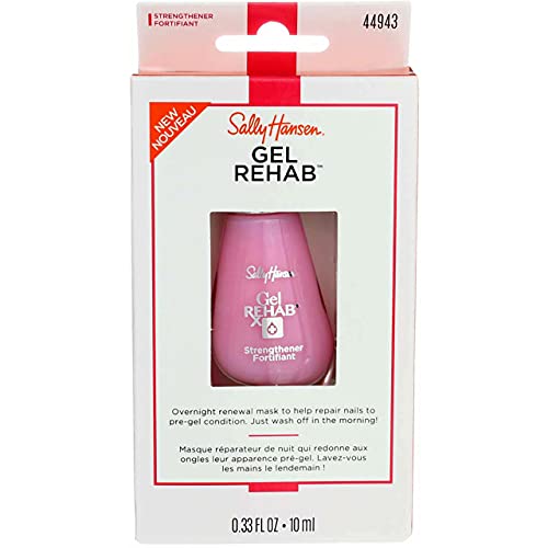 Sally Hansen Gel Rehab X Strengthener 0.33 Ounce (10ml) (2 Pack)
