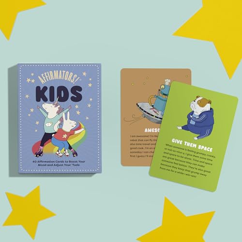 Image of Knock Knock Kids Affirmators! Kids Deck: 40 Affirmation Cards for Kids to Boost Your Mood and Adjust Your 'Tude
