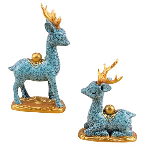 Statue de cerf stable et compacte pour remplacer les décors de Noël fragiles