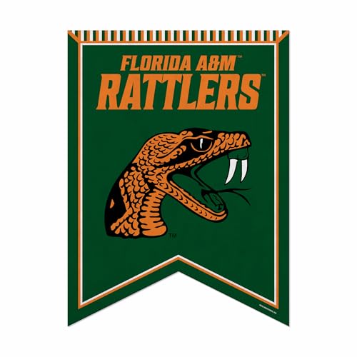 Rico Industries NCAA Florida A&M Rattlers - FAMU 18" X 24" Rafter Felt Pennant