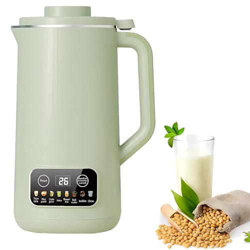 Máquina Eléctrica Para Leche De Soja, 600ml/20oz Máquina De Leche De Nueces Con Auto-limpieza, Licuadora De 10 Cuchillas Para Leche Vegetal Casera, Exprimidor De Frutas Y Procesador De Alimentos