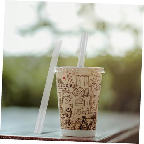 Ipetboom 100 pitillos descartables transparentes para bebidas miniatura 6