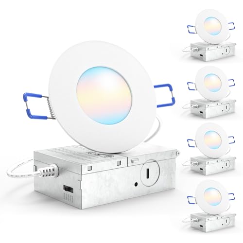 Sunco 3 Inch Recessed LED Lights, Ultra Thin Ceiling Lighting,