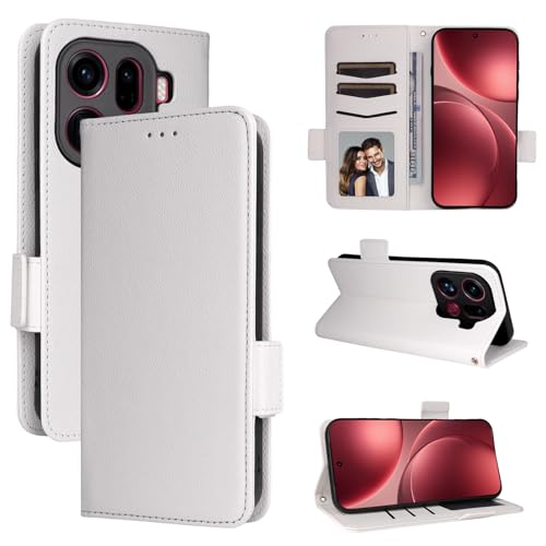 �X�}�z�P�[�X �Ή��@�� for Oppo Find X9 Pro �t���b�v�L�b�N�X�^���h���C���J�[�h�X���b�g�E�H���b�g�J�o�[ White