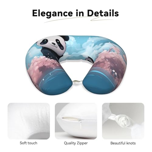 Almohada Espuma Viscoelástica 30 cm U para Viaje miniatura 4