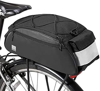 UBORSE Bike Pannier Bag Waterproof Bike Rear Rack Bag 10L Bicycle Rack Trunk Bag Bike Storage Bag Cycling Carrier Rack for MTB Mountain Bike