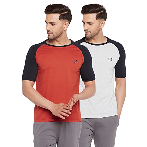 Orewa By OKANE Men’s Solid Raglan Sleeves Cotton T-Shirt (Pack Of 2) For Rs. 249 @ 69 % Orewa By OKANE Men’s Solid Raglan Sleeves Cotton T-Shirt (Pack Of 2) For Rs. 249 @ 69 %