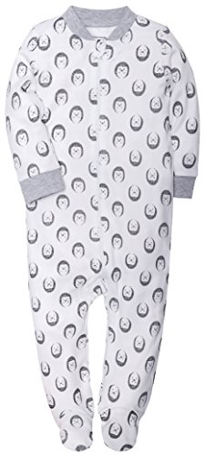 HONGLIN Footed Baby Pajamas Boys Girls Sleeper Long Sleeve 100% Cotton Zip 9-12 Months