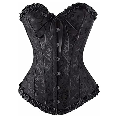 Dreamburn Gothic Lace-up Satin Corset Cover