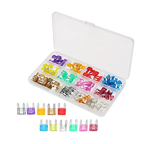 Fusibles de voiture mini 2A-40A assortiment de fusibles lame pour mini-boîtier auto