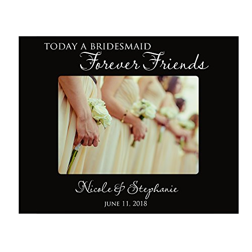 LifeSong Milestones Bridesmaid Picture Frame Wedding Party Gifts Personalized Bridesmaids