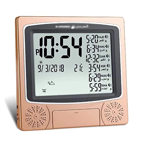 Reloj musulmán para programar el tiempo de oración con indicador de Qiblah 2