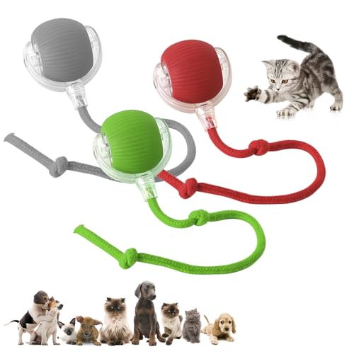 Image of Chewie Viral Interactive Rolling Ball Toy for Cats and Dogs - 360 Smart Automatic Pet Ball (3 PCS)