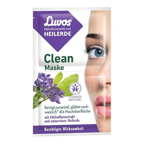 LUVOS Heilerde Clean-Maske Naturkosmetik 2X7.5 ml