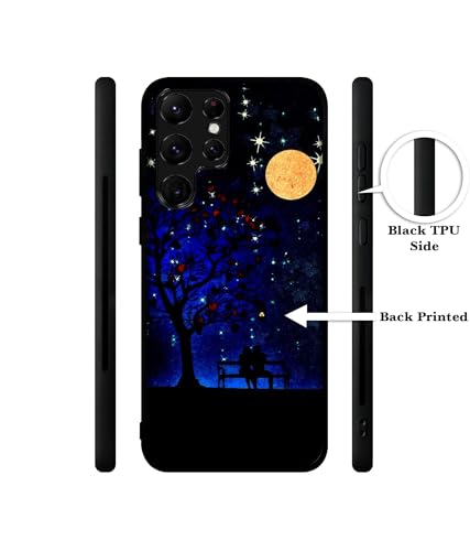 Image of Blue Sky Design Premium 2D Printed Metal Back Case Cover for Samsung Galaxy S22 Ultra 5G