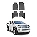 Produktbild OMAC Gummi Fußmatten kompatibel mit Isuzu D-Max 2011-2018 Automatten Gummi Schwarz 4tlg