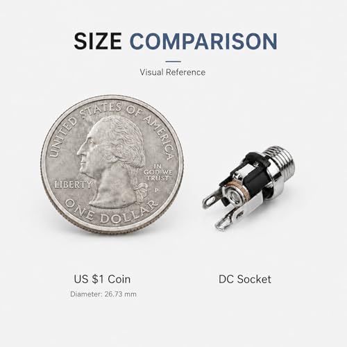 Conector de Jack de Alimentación DC 2.5mm, Pack 10 Pzas miniatura 5