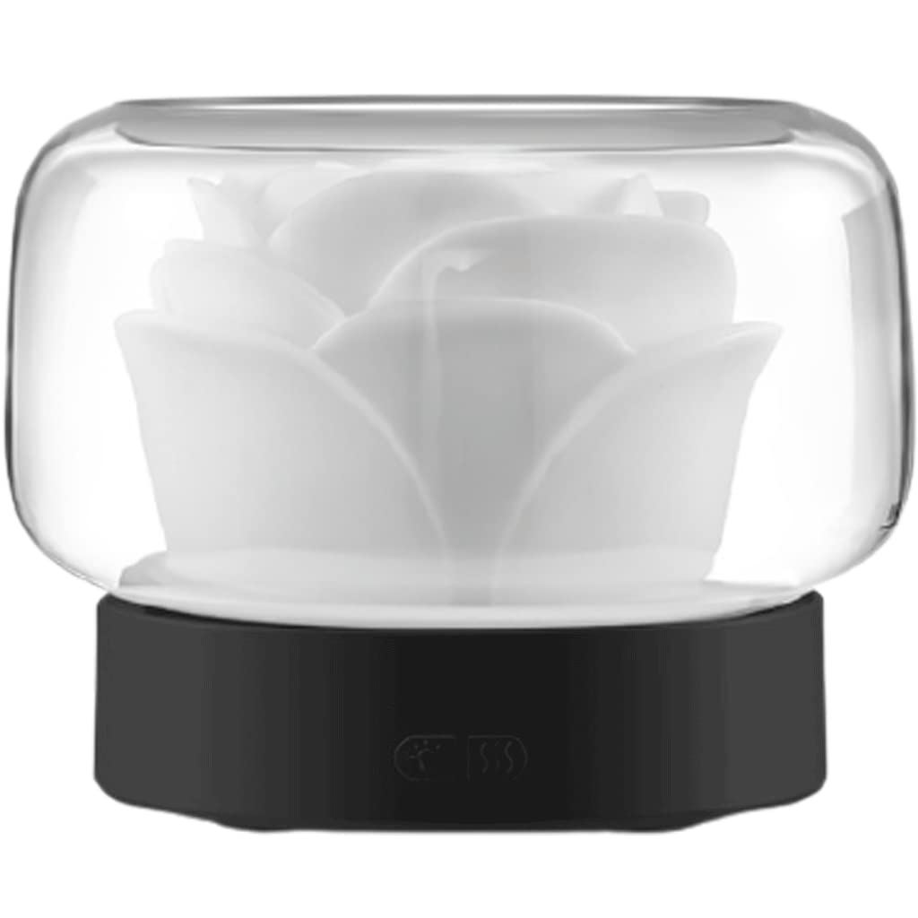 Difusor de Aceite Esencial de Apagado Inteligente, humidificador ultrasónico silencioso con Tanque de Agua Grande de 400 ml, Luces de Noche de 7 Colores, Regalo Creativo
