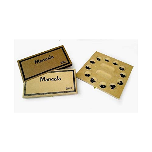Jogo Mancala em Madeira - Estojo - Oficina de Criação Mitra