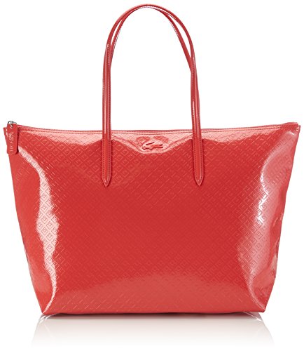 Lacoste NF1270VP - Bolsa de la Compra de Material sintético Mujer, Color Rojo, Talla 35x27x14 cm (B x H x T) Lacoste NF1270VP - Bolsa de la Compra de Material sintético Mujer, Color Rojo, Talla 35x27x14 cm (B x H x T)