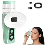 Eye Steamer for Dry Eyes,Portable Face Steamer Facial,Rechargeable Handheld Steam Therapy Wand,Heated Nano Eye Mist Sprayer with Cold & Hot Compress Modes,Eye Relief Machine for Soothing