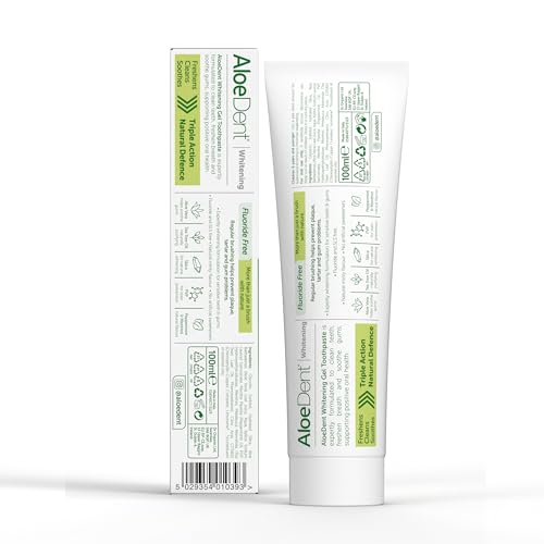 AloeDent Natural Fluoride Free Whitening Aloe Vera Toothpaste 100ml – Bild 5