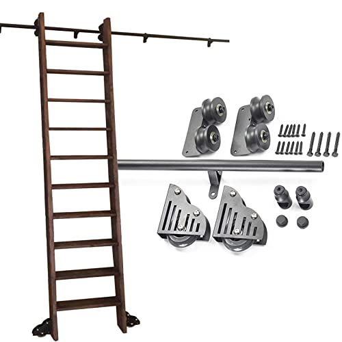 Kit de herraje deslizante con ruedas regulables para puertas de hogar y taller 2